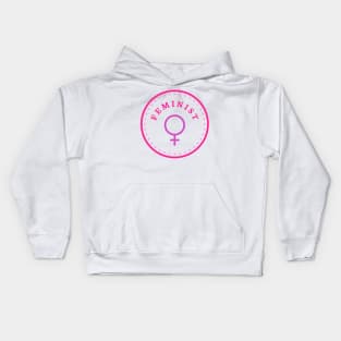 feminist circle Kids Hoodie